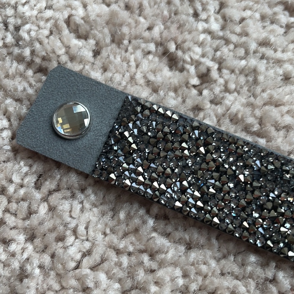 Fitted Swarovski Crystal Wrap Bracelet